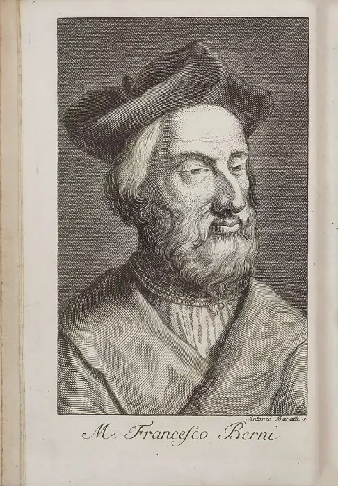 Framed Print : Portrait of the poet Francesco Berni (1497-1536), c1760. Creator: Baratti (Baratta); Antonio (1724-1787) Framed Print : Portrait of the poet Francesco Berni (1497-1536), c1760. Creator: Baratti (Baratta); Antonio (1724-1787)