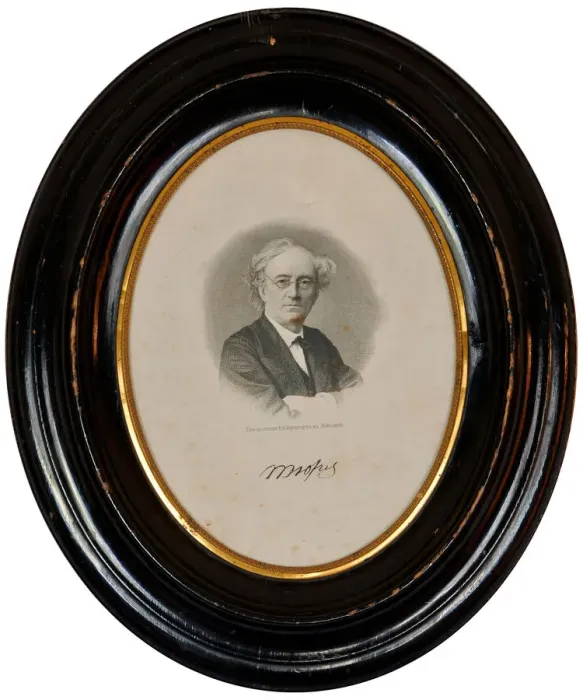 Framed Print : Portrait of the poet Fyodor Ivanovich Tyutchev (1803-1873), Second Half of the 19th cen Framed Print : Portrait of the poet Fyodor Ivanovich Tyutchev (1803-1873), Second Half of the 19th cen