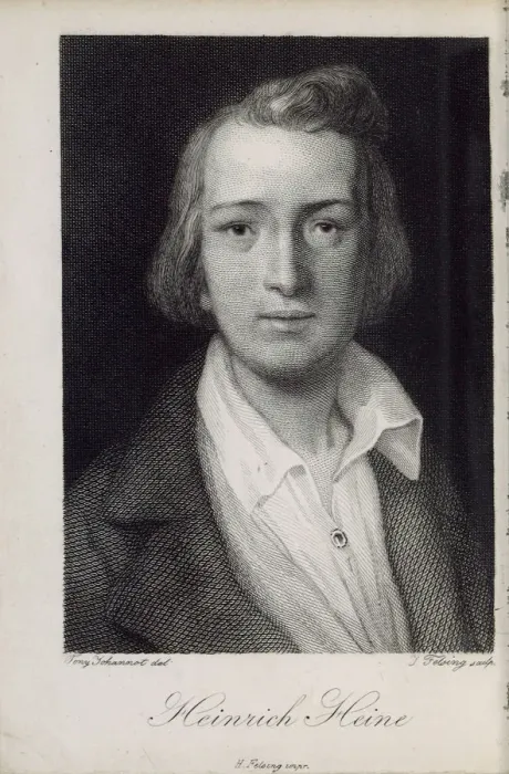 Framed Print : Portrait of the poet Heinrich Heine (1797-1856), 1850. Artist: Felsing, Jacob (1802-1883) Framed Print : Portrait of the poet Heinrich Heine (1797-1856), 1850. Artist: Felsing, Jacob (1802-1883)