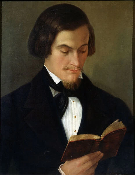 Portrait of the Poet Heinrich Heine, 1842. Artist: Amalia Keller