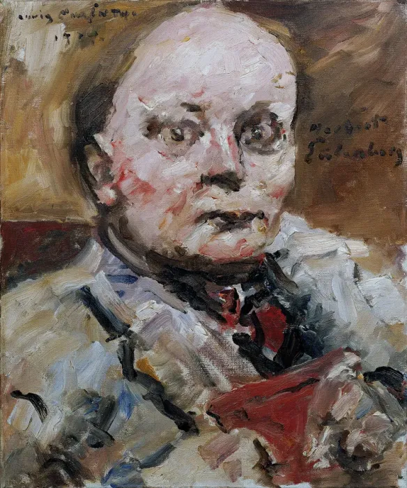 Framed Print : Portrait of the poet Herbert Eulenberg, 1924. Creator: Corinth, Lovis (1858-1925) Framed Print : Portrait of the poet Herbert Eulenberg, 1924. Creator: Corinth, Lovis (1858-1925)