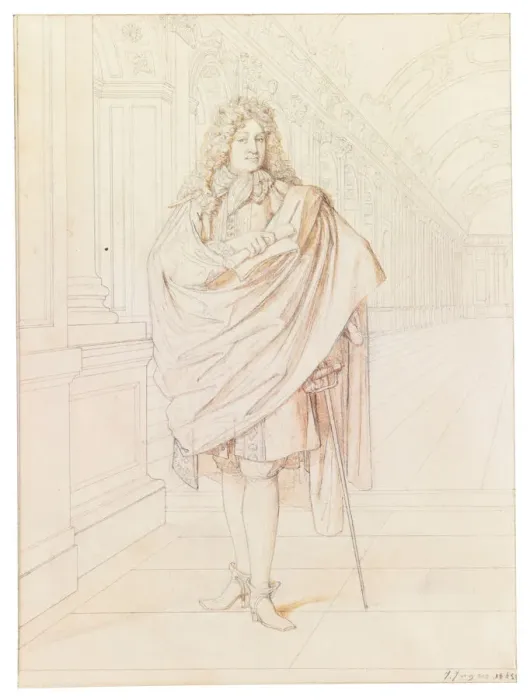 Framed Print : Portrait of the poet Jean Racine (1639-1699) Framed Print : Portrait of the poet Jean Racine (1639-1699)