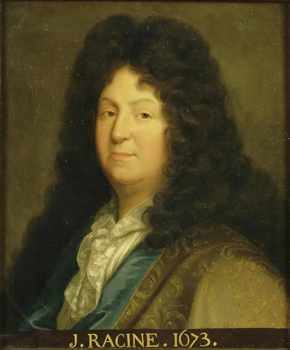 Framed Print : Portrait of the poet Jean Racine (1639-1699), 1698. Creator: Santerre, Jean Baptiste (1658-1717)