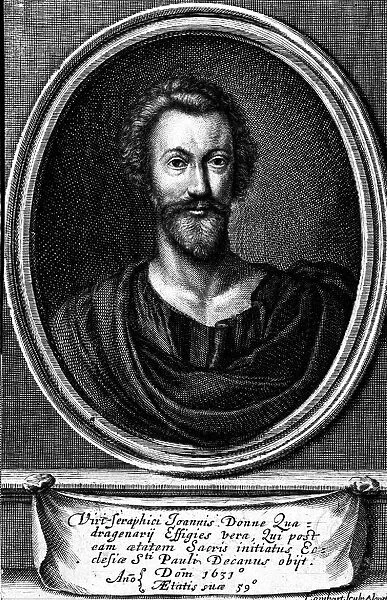 Portrait of the poet John Donne (1572-1631), 1633