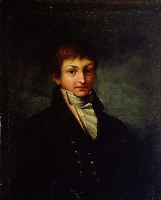Framed Print : Portrait of the Poet Konstantin N Batyushkov, 1800s. Artist: Russian Master Framed Print : Portrait of the Poet Konstantin N Batyushkov, 1800s. Artist: Russian Master