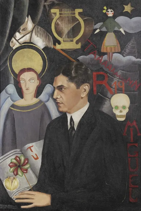Framed Print : Portrait of the poet Miguel N. Lira (1905-1961), 1927. Creator: Kahlo, Frida (1907-1954) Framed Print : Portrait of the poet Miguel N. Lira (1905-1961), 1927. Creator: Kahlo, Frida (1907-1954)