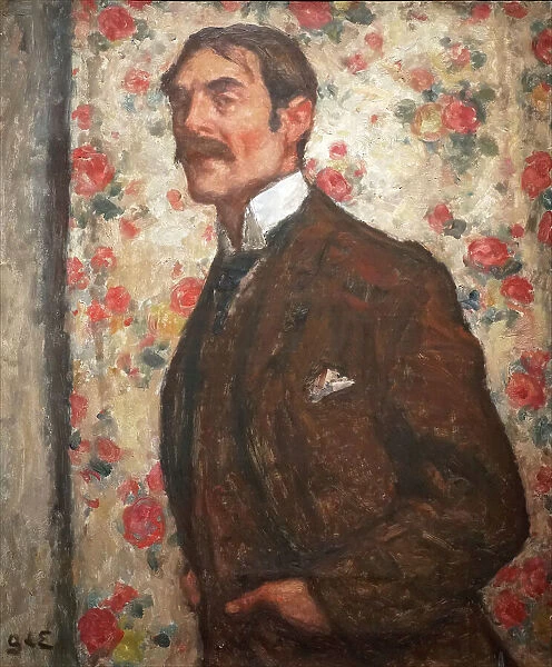 Portrait of the poet Paul Valéry (1871-1945), c.1910. Creator: Espagnat, Georges, de (1870-1950)