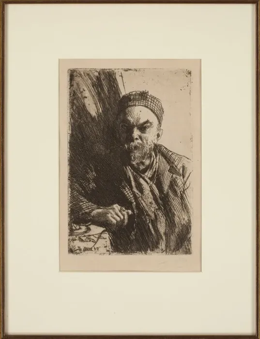 Framed Print : Portrait of the poet Paul Verlaine (1844-1896), 1895. Artist: Zorn, Anders Leonard (1860-1920) Framed Print : Portrait of the poet Paul Verlaine (1844-1896), 1895. Artist: Zorn, Anders Leonard (1860-1920)