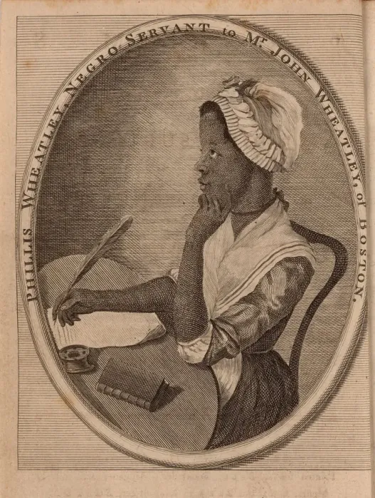 Framed Print : Portrait of the poet Phillis Wheatley (c. 1753-1784), 1773. Creator: Anonymous Framed Print : Portrait of the poet Phillis Wheatley (c. 1753-1784), 1773. Creator: Anonymous