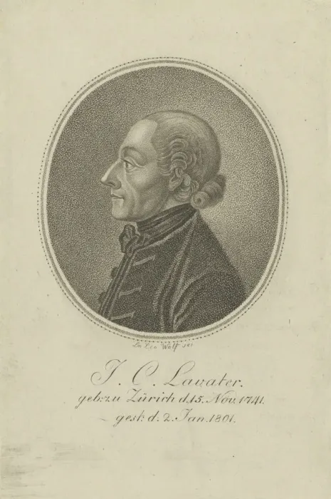 Framed Print : Portrait of the poet and physiognomist Johann Kaspar Lavater (1741-1801), c. 1810 Framed Print : Portrait of the poet and physiognomist Johann Kaspar Lavater (1741-1801), c. 1810