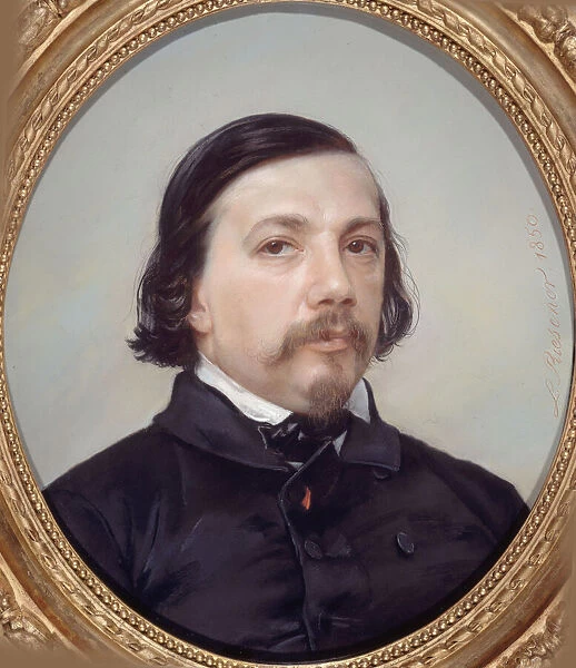 Portrait of the poet Theophile Gautier (1811-1872), 1850