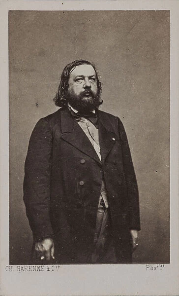 Portrait of the poet Theophile Gautier (1811-1872), 1872