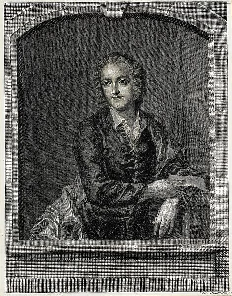 Portrait of the Poet Thomas Gray (1716-1771). Creator: Miller (Müller)