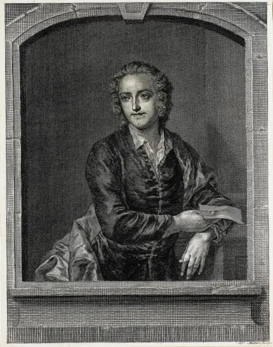 Framed Print : Portrait of the Poet Thomas Gray (1716-1771). Creator: Miller (Müller) Framed Print : Portrait of the Poet Thomas Gray (1716-1771). Creator: Miller (Müller)
