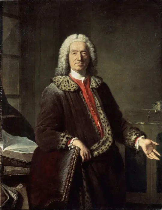 Framed Print : Portrait of the poet and tragedian Prosper Jolyot de Crebillon, 1746. Artist: Jacques-Andre-Joseph Aved Framed Print : Portrait of the poet and tragedian Prosper Jolyot de Crebillon, 1746. Artist: Jacques-Andre-Joseph Aved
