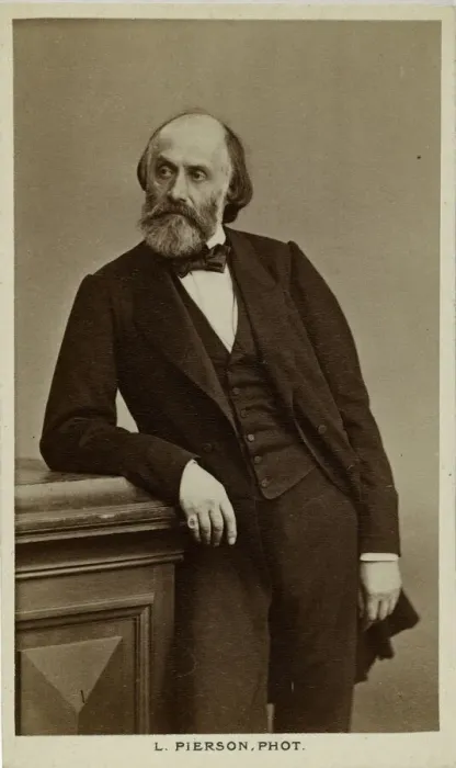Framed Print : Portrait of the poet Victor de Laprade (1812-1883), c. 1870 Framed Print : Portrait of the poet Victor de Laprade (1812-1883), c. 1870