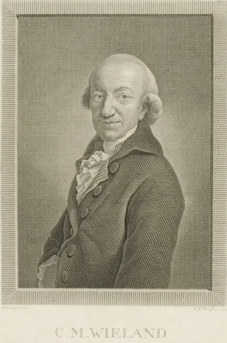 Framed Print : Portrait of the Poet and writer Christoph Martin Wieland (1733-1813), 1797. Creator: Bause Framed Print : Portrait of the Poet and writer Christoph Martin Wieland (1733-1813), 1797. Creator: Bause