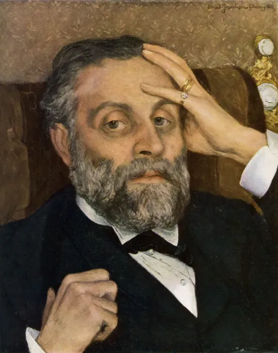 Framed Print : Portrait of Pontus Furstenberg, 1883 (1945). Artist: Ernst Josephson Framed Print : Portrait of Pontus Furstenberg, 1883 (1945). Artist: Ernst Josephson