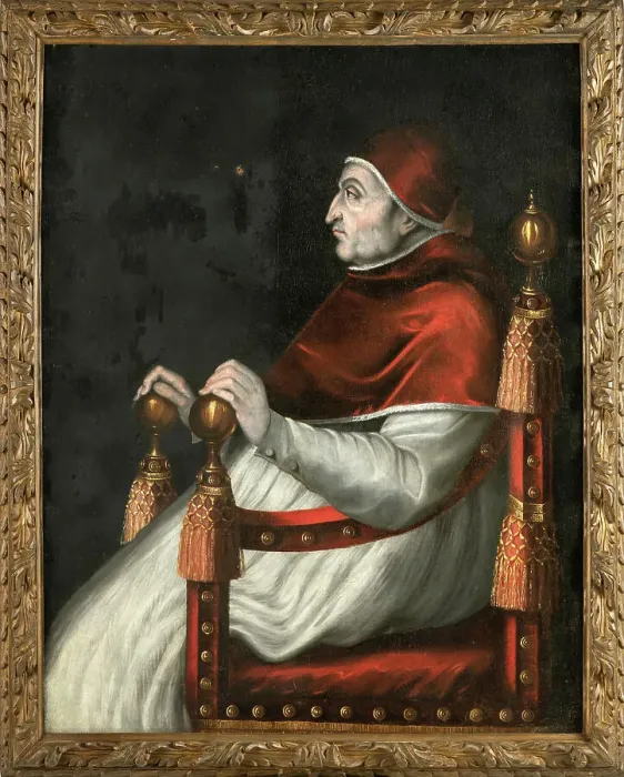 Framed Print : Portrait of Pope Alexander VI (1431-1503). Creator: Dell'Altissimo, Cristofano (1525-1605) Framed Print : Portrait of Pope Alexander VI (1431-1503). Creator: Dell'Altissimo, Cristofano (1525-1605)