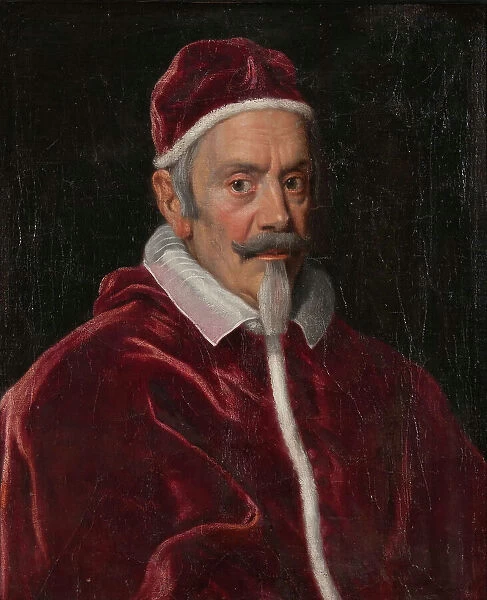 Portrait of Pope Alexander VII, c1650. Creator: Giovanni Battista Gaulli Baciccio