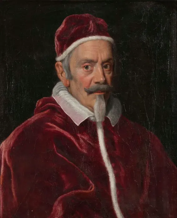 Framed Print : Portrait of Pope Alexander VII, c1650. Creator: Giovanni Battista Gaulli Baciccio Framed Print : Portrait of Pope Alexander VII, c1650. Creator: Giovanni Battista Gaulli Baciccio