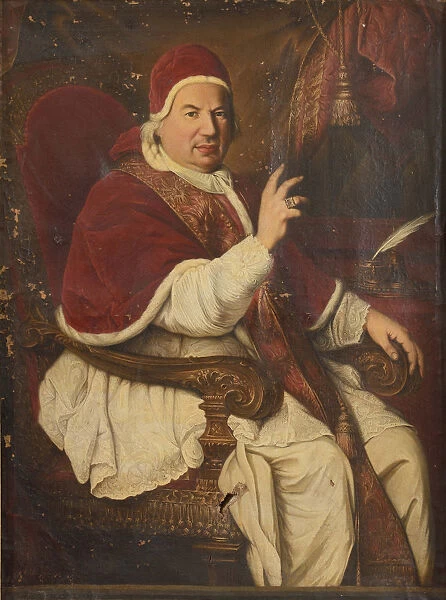 Portrait of the Pope Benedict XIV (1675-1758), Second Half of the 18th cen