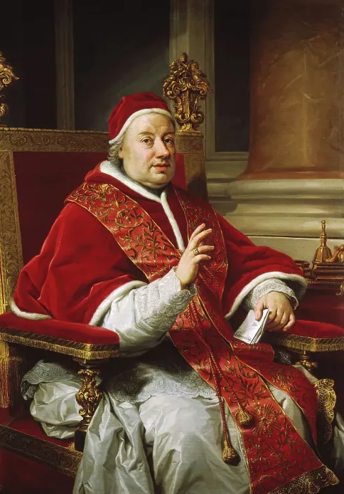Framed Print : Portrait of Pope Clement XIII, 1759. Creator: Anton Raphael Mengs Framed Print : Portrait of Pope Clement XIII, 1759. Creator: Anton Raphael Mengs