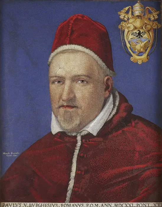 Framed Print : Portrait of Pope Paul V (1552-1621), 1621. Creator: Provenzale; Marcello (1575-1639) Framed Print : Portrait of Pope Paul V (1552-1621), 1621. Creator: Provenzale; Marcello (1575-1639)