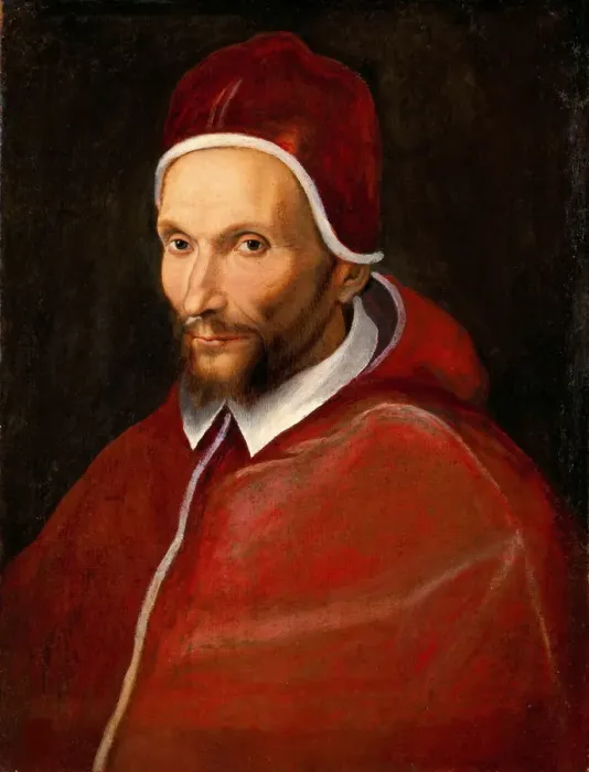 Framed Print : Portrait of Pope Urban VII (1521-1590). Creator: Anonymous Framed Print : Portrait of Pope Urban VII (1521-1590). Creator: Anonymous