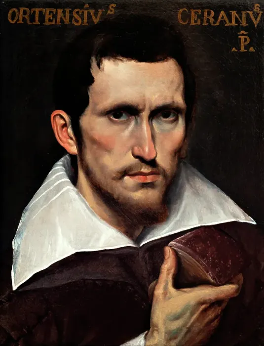 Framed Print : Portrait of a press, 1500s. Creator: Ortensio Crespi Framed Print : Portrait of a press, 1500s. Creator: Ortensio Crespi