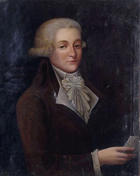Portrait présumé d'Augustin de Robespierre, dit le jeune (1763-1794), conventionnel, c1790. Creator: Francois Bonneville