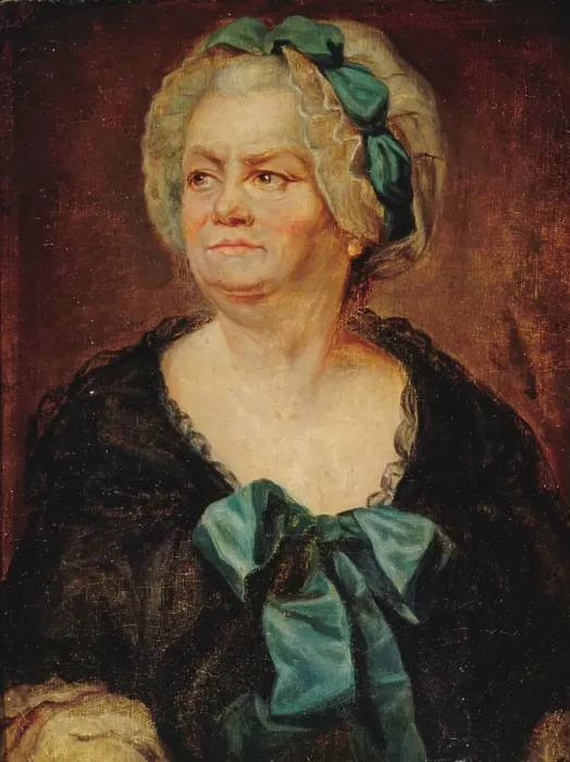 Framed Print : Portrait présumé de Madame Ducreux, la mère de l'artiste. Anciennement identifié comme... c1770. Creator: Joseph Ducreux