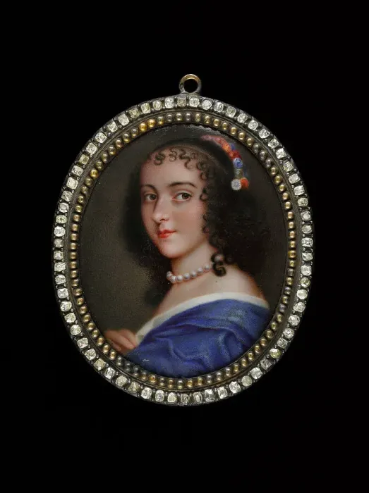 Framed Print : Portrait présumé de Ninon de Lenclos. Creator: Ecole Francaise Framed Print : Portrait présumé de Ninon de Lenclos. Creator: Ecole Francaise