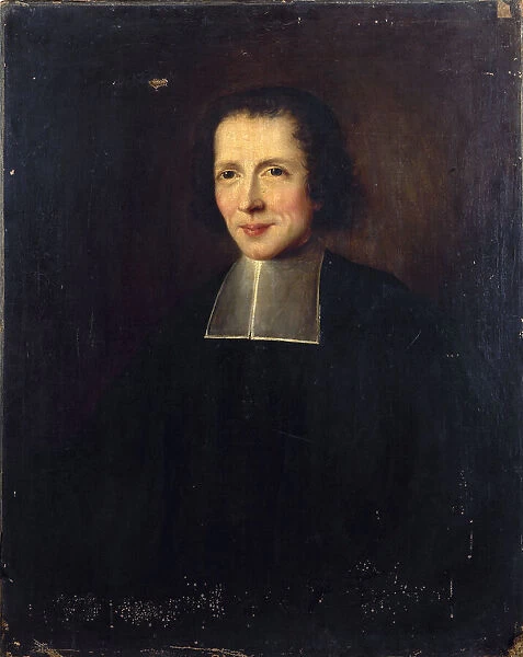 Portrait of a priest, formerly identified as Father La Chaise (1624-1709), confessor to... c1700. Creator: Unknown