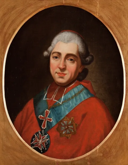 Framed Print : Portrait of Primate Michal Jerzy Poniatowski (1736-1794), between 1785-1790. Creator: Antoni Brygierski Framed Print : Portrait of Primate Michal Jerzy Poniatowski (1736-1794), between 1785-1790. Creator: Antoni Brygierski