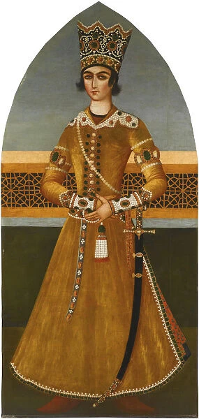 Portrait of Prince Abbas Mirza. Artist: Mihr Ali (Early 19th cen. )