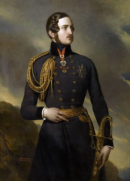 Portrait of Prince Albert of Saxe-Coburg and Gotha (1819-1861), 1842