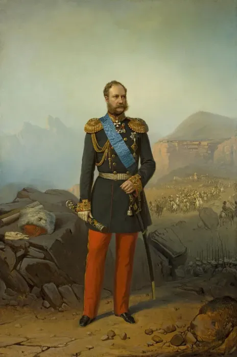 Framed Print : Portrait of Prince Alexander Ivanovich Baryatinsky (1815-1879), 1860s-1870s Framed Print : Portrait of Prince Alexander Ivanovich Baryatinsky (1815-1879), 1860s-1870s