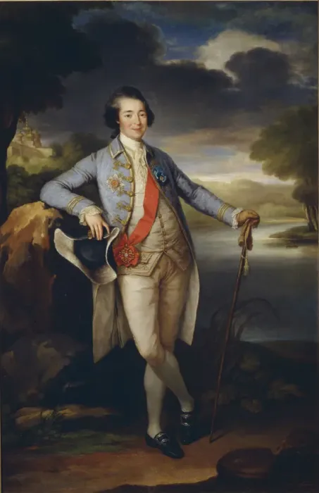 Framed Print : Portrait of Prince Alexander Kurakin (1752-1818), c. 1780. Artist: Brompton, Richard (1734-1783) Framed Print : Portrait of Prince Alexander Kurakin (1752-1818), c. 1780. Artist: Brompton, Richard (1734-1783)
