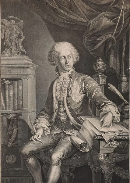 Portrait of Prince Alexander Michaylovich Belosselsky-Belozersky (1752-1809), Last quarter of 18th c Artist: Schultze, Christian Gottlieb (1749-1819)