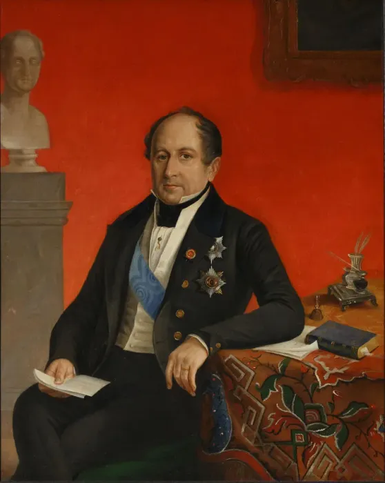 Framed Print : Portrait of Prince Alexander Nikolayevich Golitsyn (1773-1844), Between 1826 and 1834. Artist: Anonymous Framed Print : Portrait of Prince Alexander Nikolayevich Golitsyn (1773-1844), Between 1826 and 1834. Artist: Anonymous