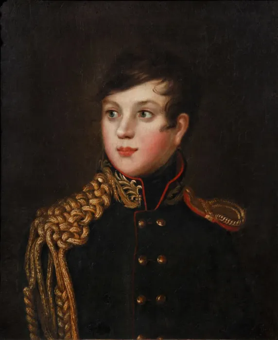 Framed Print : Portrait of Prince Alexander Pavlovich Stroganov (1795-1814), ca 1812. Artist: Svintsov, S. S. (active 1810s) Framed Print : Portrait of Prince Alexander Pavlovich Stroganov (1795-1814), ca 1812. Artist: Svintsov, S. S. (active 1810s)