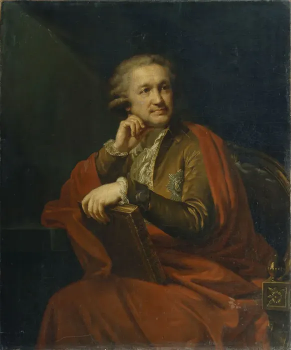 Framed Print : Portrait of Prince Alexander Sergeevich Stroganov (1733-1811), 1793. Artist: Lampi, Johann-Baptist von, the Elder (1751-1830) Framed Print : Portrait of Prince Alexander Sergeevich Stroganov (1733-1811), 1793. Artist: Lampi, Johann-Baptist von, the Elder (1751-1830)