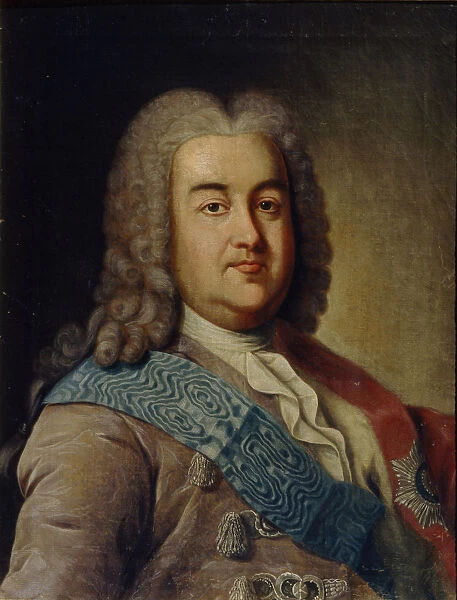 Portrait of Prince Alexey Mikhailovich Cherkassky, 1760s. Artist: Argunov, Ivan Petrovich (1729-1802)