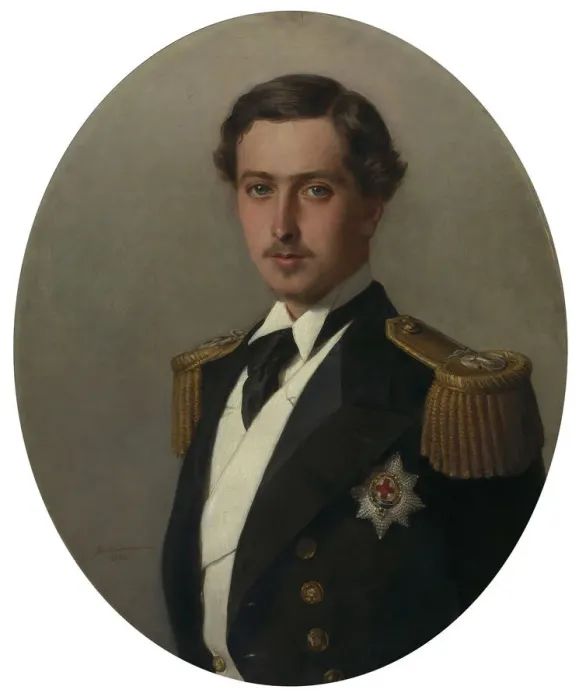Framed Print : Portrait of Prince Alfred (1844-1900), later Duke of Edinburgh, 1865. Creator: Winterhalter Framed Print : Portrait of Prince Alfred (1844-1900), later Duke of Edinburgh, 1865. Creator: Winterhalter