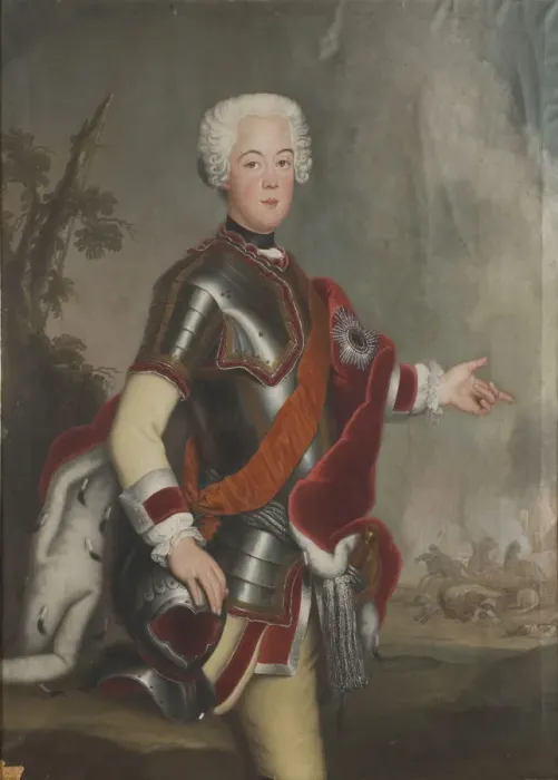 Framed Print : Portrait of Prince Augustus William of Prussia (1722-1758), First half of the 18th cent Framed Print : Portrait of Prince Augustus William of Prussia (1722-1758), First half of the 18th cent