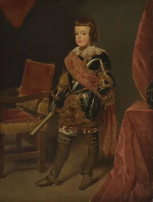 Framed Print : Portrait of Prince Baltasar Carlos, Son of the Spanish King Philip IV, at approx... 1639-1645. Creator: Juan Battista Martinez del Mazo Framed Print : Portrait of Prince Baltasar Carlos, Son of the Spanish King Philip IV, at approx... 1639-1645. Creator: Juan Battista Martinez del Mazo
