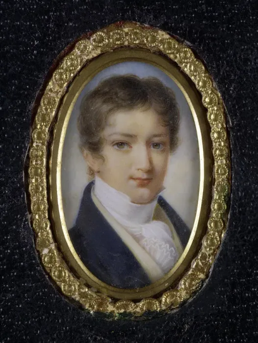 Framed Print : Portrait of Prince Dmitry Petrovich Volkonsky (1805-1859), First quarter of 19th century. Artist: Anonymous Framed Print : Portrait of Prince Dmitry Petrovich Volkonsky (1805-1859), First quarter of 19th century. Artist: Anonymous
