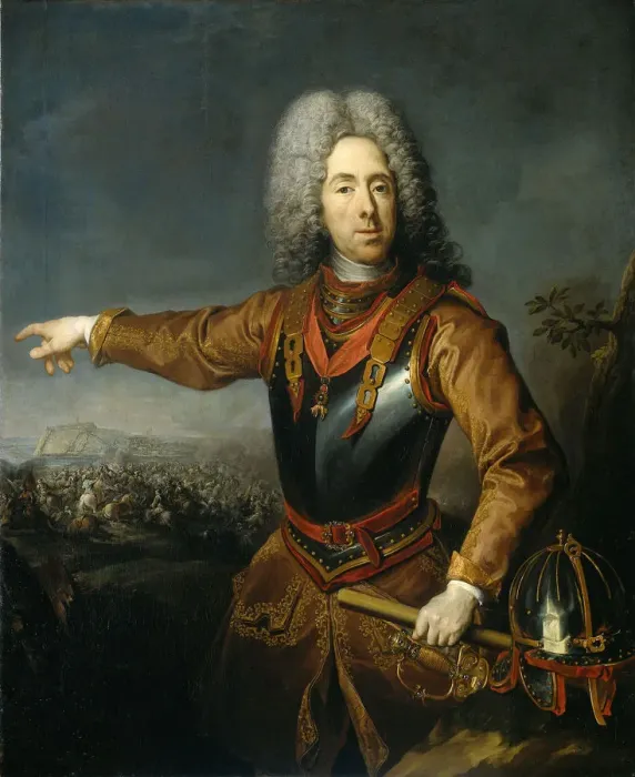 Framed Print : Portrait of Prince Eugene of Savoy (1663-1736), 1718. Artist: Schuppen, Jacob van (1670-1751) Framed Print : Portrait of Prince Eugene of Savoy (1663-1736), 1718. Artist: Schuppen, Jacob van (1670-1751)