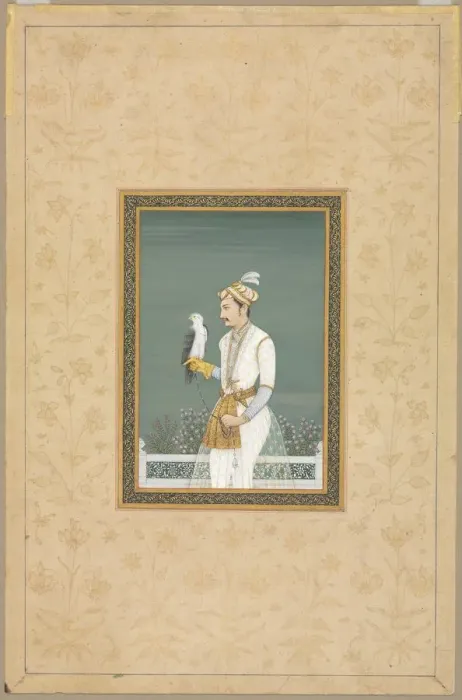 Framed Print : Portrait of a Prince with a Hawk, 1700s. Creator: Unknown Framed Print : Portrait of a Prince with a Hawk, 1700s. Creator: Unknown